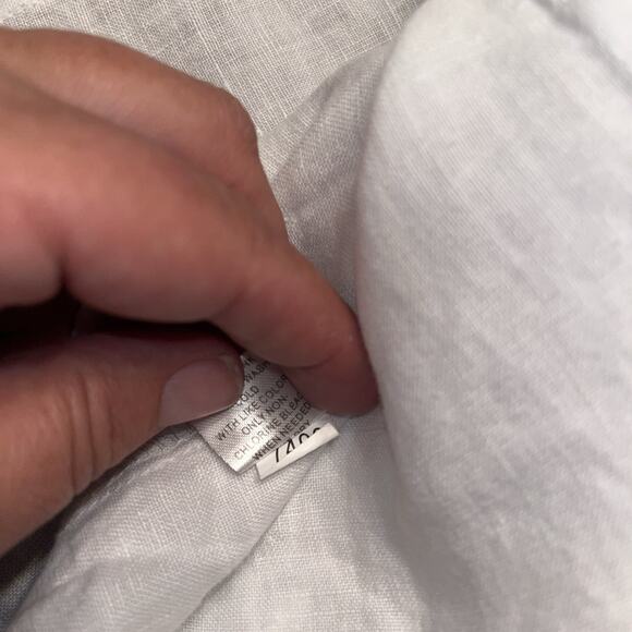 Lulu B Womens Long Sleeve Linen Travel Jacket White Size 1 X LIN7403 - Picture 4 of 6